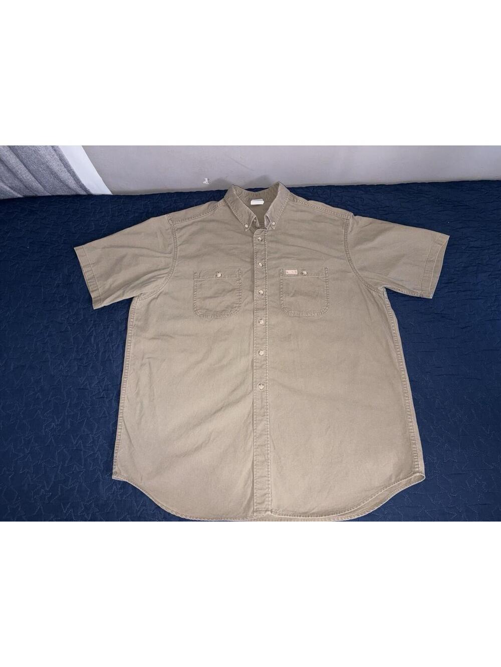 Carhartt Men's Short-Sleeve Button-Down Work Shirt